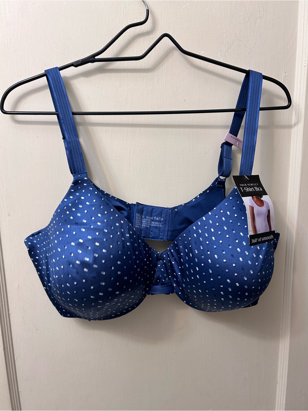 Bali Blue Polka Dot Perfect T-Shirt Bra New With Tag 42D